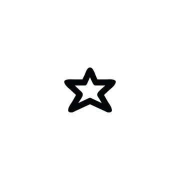Star shape icon Stock Illustration
