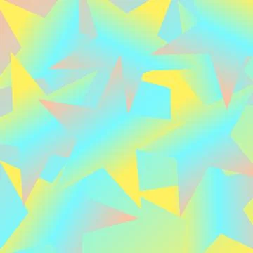 Star shape illustration with gradient yellow, blue, purple color for background Stockillustratie