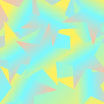 Star shape illustration with gradient yellow, blue, purple color for background Stock Illustration