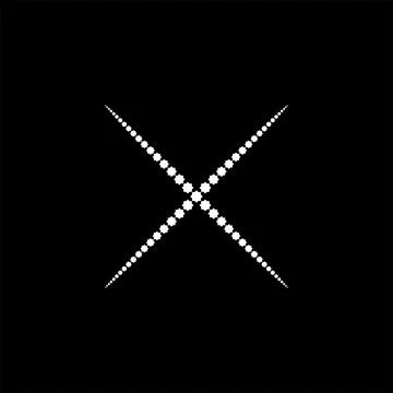 Star Shape Made from Eight Point Star Composition. Vector Illustration Stock Illustration