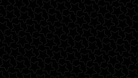Star shape seamless pattern animated zoom and rotate Stock Footage 308843031