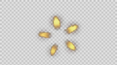 Star Shaped Automatic Fire Flash Front view Stock Footage 67213653