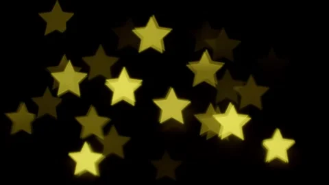 A star-shaped bokeh Stock Footage 302080805