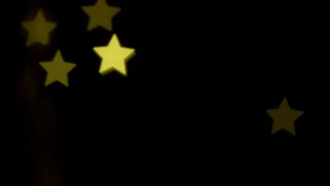 A star-shaped bokeh Stock Footage 302080819