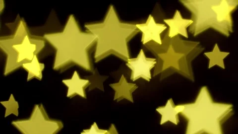 A star-shaped bokeh Stock Footage 302080882