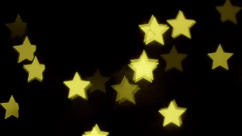 A star-shaped bokeh Stock Footage 302080895