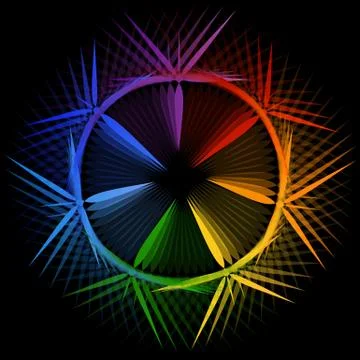 Star shaped design element or banner for web  Stock Illustration