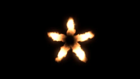 Star-shaped muzzle flash animation over ... | Stock Video | Pond5
