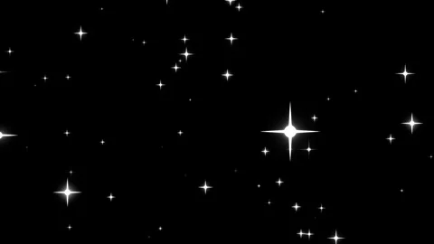 Star-shaped particles Stock Footage 286191955
