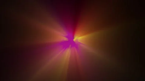 Star-shaped rays of colored light in the center of the frame Stock-Footage 309428056