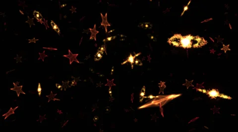Star Shapes Animation - Loop Stock Footage 40060835