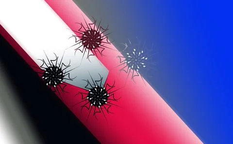 Star shapes on circular gradient background Stock Illustration