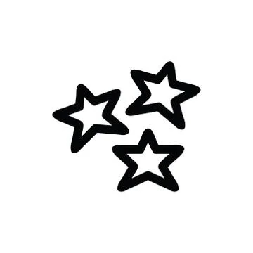 Star shapes icon Stock Illustration