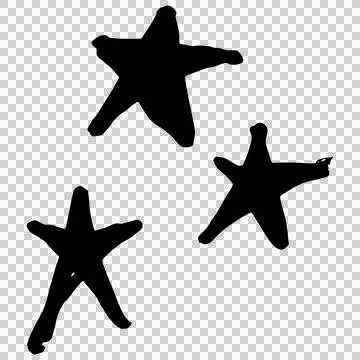 Star shapes Illustrazione stock