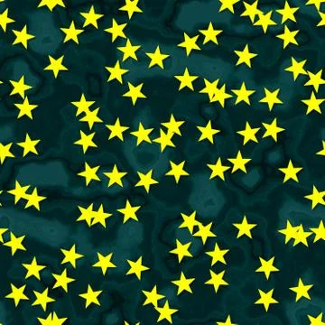 Star shapes with seamless generated texture background Stock Illustration