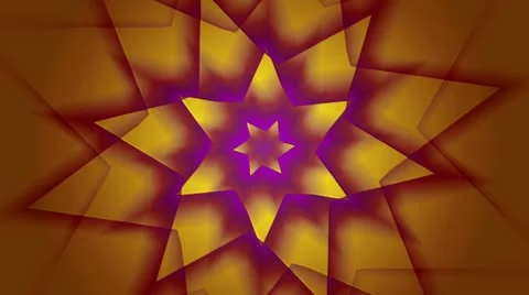 Star-like shapes seamlessly spinning Stock Footage 11275595