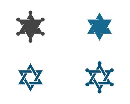 Star sherif vector icon template Stock Illustration