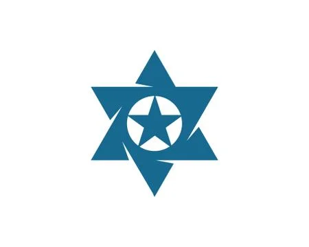 Star sherif vector icon template Stock Illustration