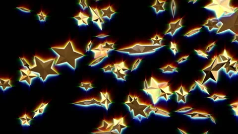 Star shine spinning abstract loop animation Video stock 146823160
