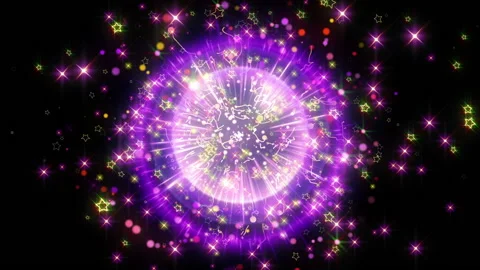 Star Shockwave explosion particle flash effect Stock Footage 148841403
