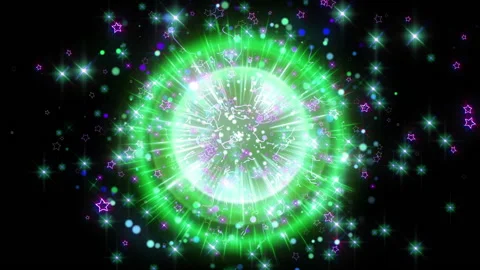 Star Shockwave explosion particle flash effect Stock Footage 148841633