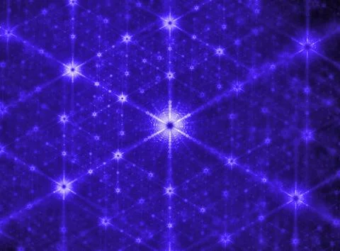 Star shower Stockillustratie