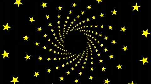 The star sign spins forward through the digital corridor. Stock Footage 157377318