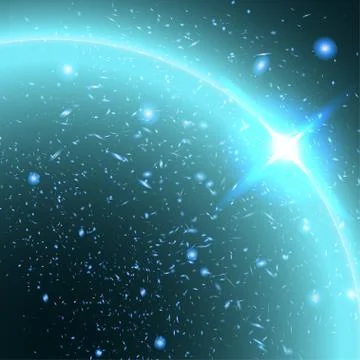 Star  sky abstract background Stock Illustration