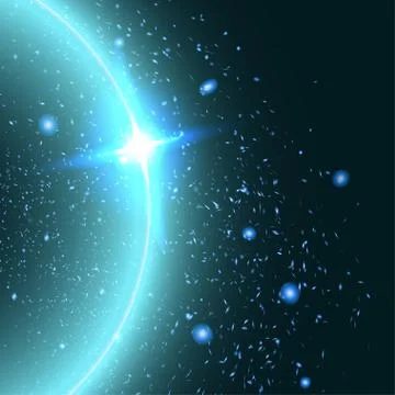 Star  sky abstract background Stock Illustration