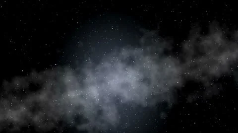 The star sky. Clouds. Stock Footage 8928655