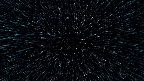 Star space effect on black background. Vídeos de archivo 331856729