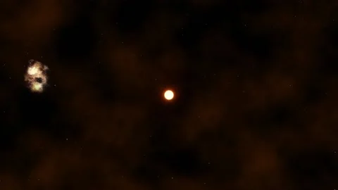 Star in Space Video stock 166460960