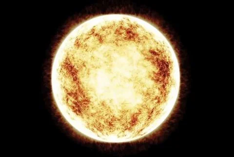 A star in space, like the sun Stock Photos