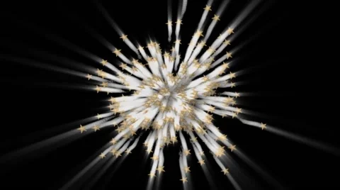 Star Spangled Explosion Stock Footage 57298628