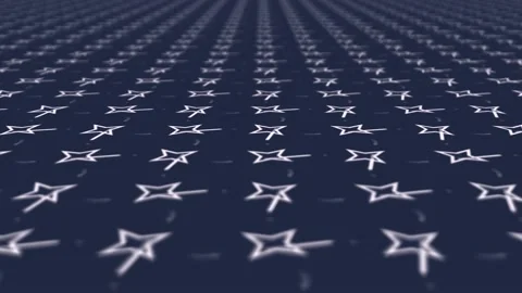 Star with sparkles motion background with blurred focus distance Stock Footage 132621836