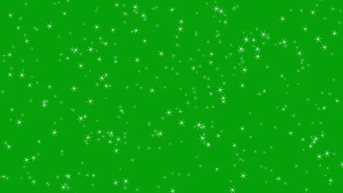 Star sparkles motion graphics with green screen background Stock Footage 124034898