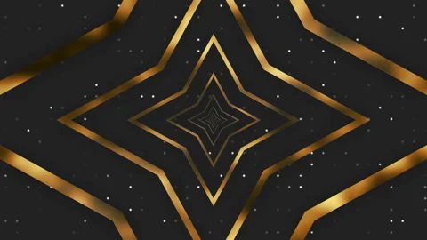 Star With Sparkling Dots Stock Footage 280947499