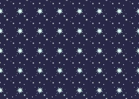Star sparkling elegant on dark background seamless pattern vectors ep69 Illustrazione stock