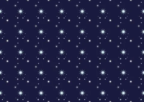 Star sparkling elegant on dark background seamless pattern vectors ep72 Illustrazione stock
