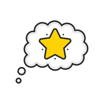 Star speech bubble icon, loyalty bonus, reward Illustrazione stock