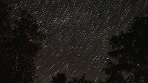 Star Streak Timelapse Stock Footage 81769679