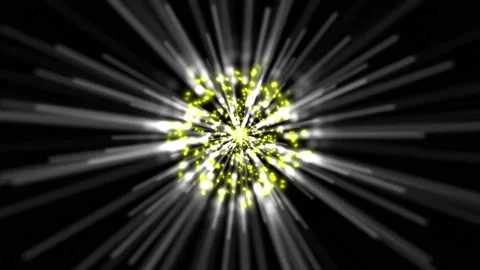 Star streaks motion graphics with night background Stock Footage 157594542