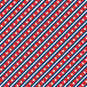 A star-striped square background with space for a copy. Stock Illustration