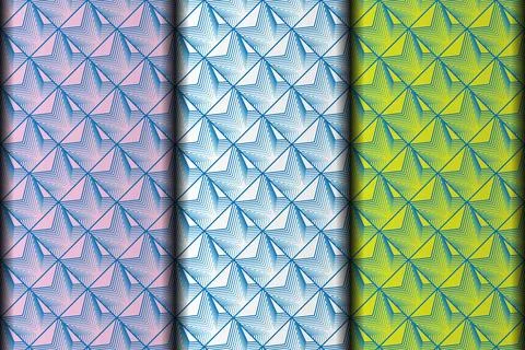 Star style vector eps seamless pattern design element. Stock Illustration