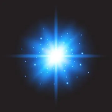 Star, sun, light effect 스톡 일러스트