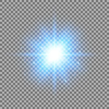 Star, sun, light effect Stock Illustration