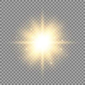 Star, sun, light effect Stock Illustration