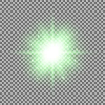 Star, sun, light effect Stockillustratie