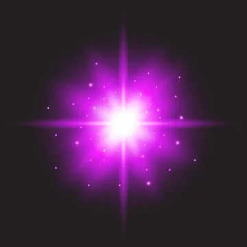 Star, sun, light effect 스톡 일러스트