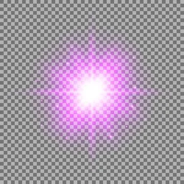 Star, sun, light effect Stockillustratie